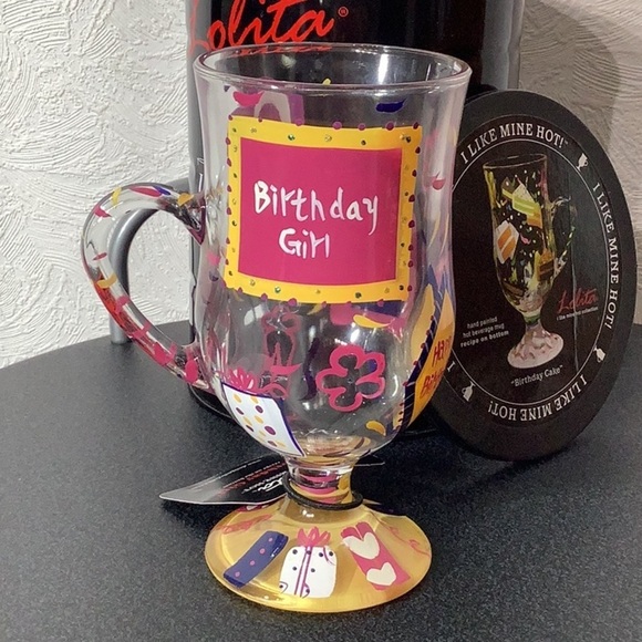 LOLITA NEW - I Like Mine Hot Collection - hand painted Glass w/ rhinestones - Picture 4 of 12